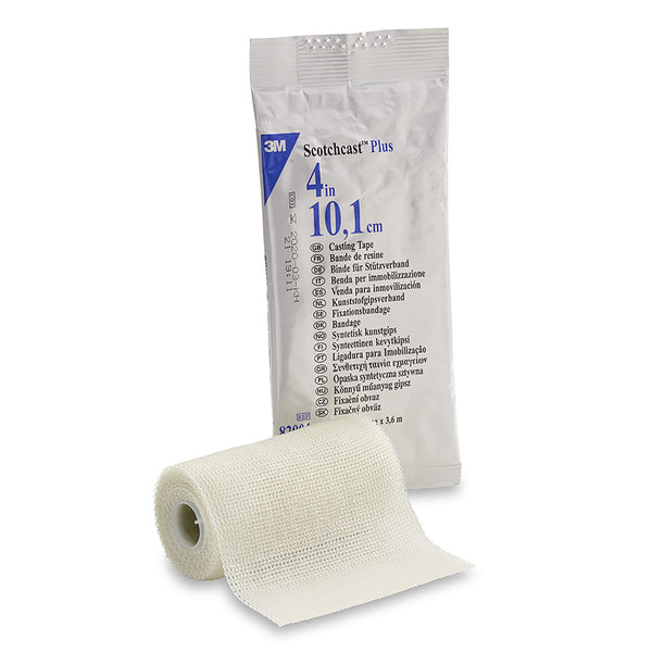 3M™ Scotchcast™ Plus Cast Tape 4 Inch X 12 Foot Fiberglass / Resin White (979844_RL) 1/RL