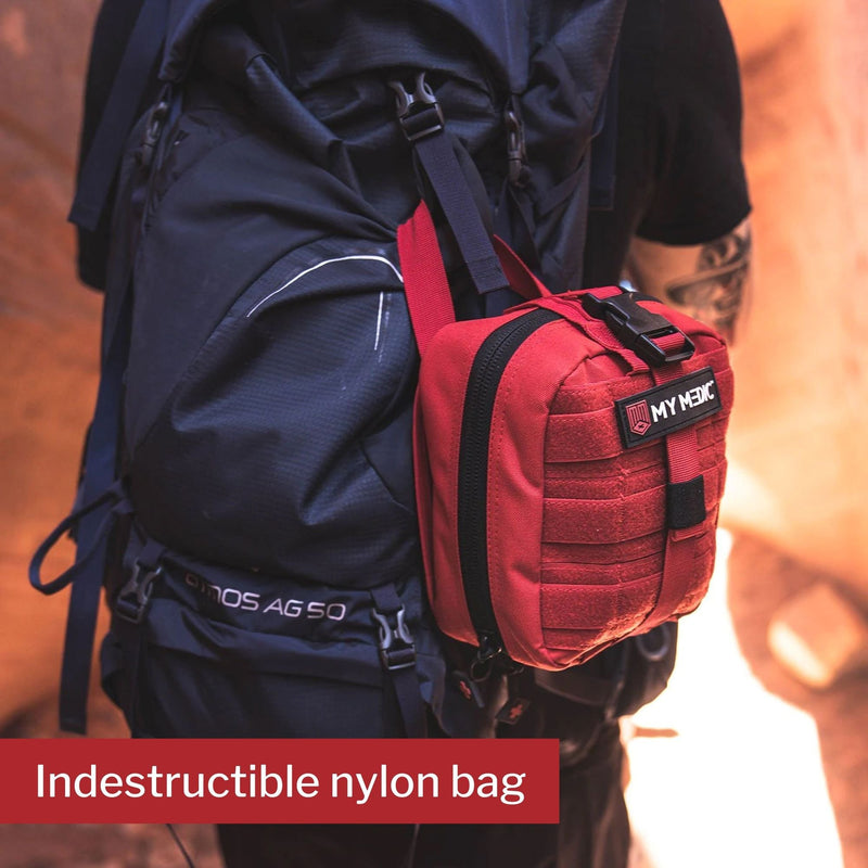 My Medic™ MYFAK Pro First Aid Kit Red Nylon Bag (1207716_EA) 1/EA