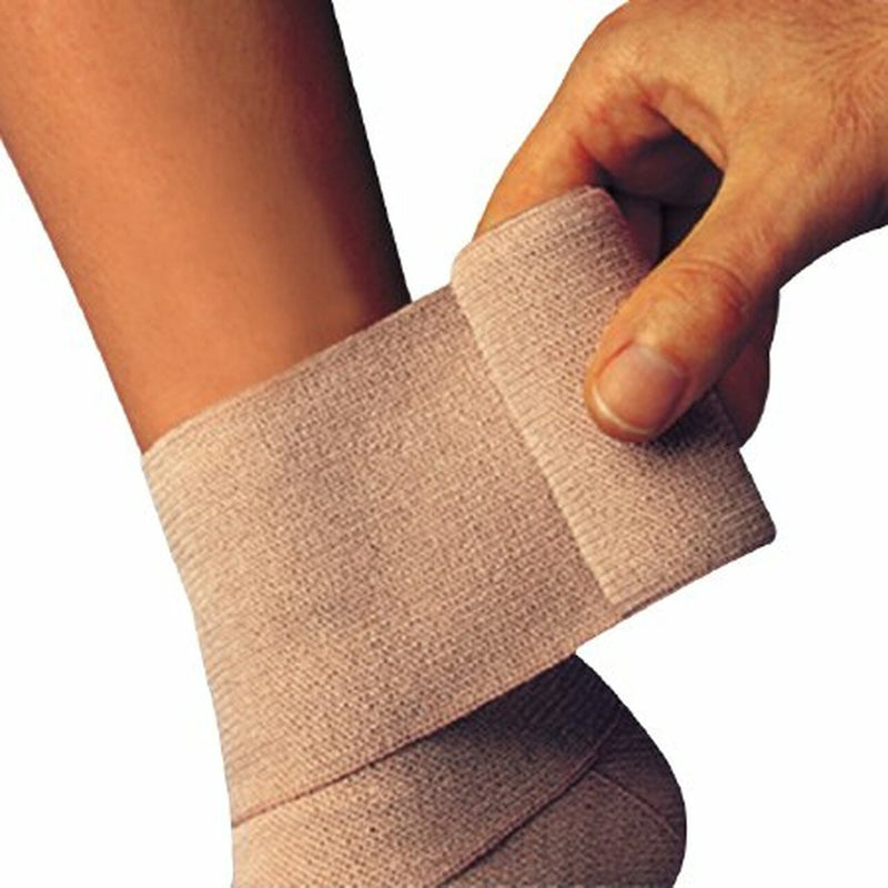 Comprilan® Compression Bandage 2-2/5 Inch X 5-1/2 Yard Clip Detached Closure Tan NonSterile Standard Compression (683377_CS) 20/CS
