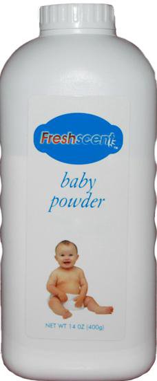DawnMist® Baby Powder 14 oz. Fresh Scent Bottle with Dispensing Cap Corn Starch (669077_EA) 1/EA