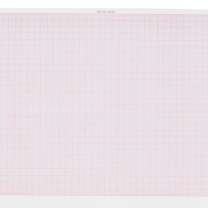 Philips Recording Chart Paper Z-Fold Red Grid (974593_CS) 1600/CS