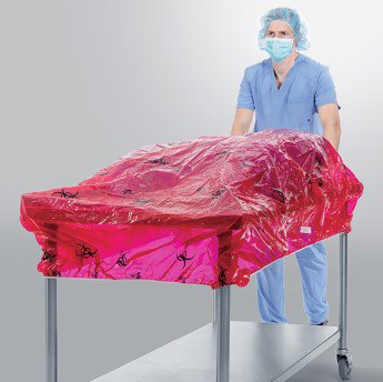 Tidishield® Transport Containment Table Cover 67 X 52 Inch For Back Table (1032345_CS) 20/CS