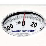 Health O Meter® Floor Scale Dial Display 330 lbs. Capacity White Analog (689025_EA) 1/EA