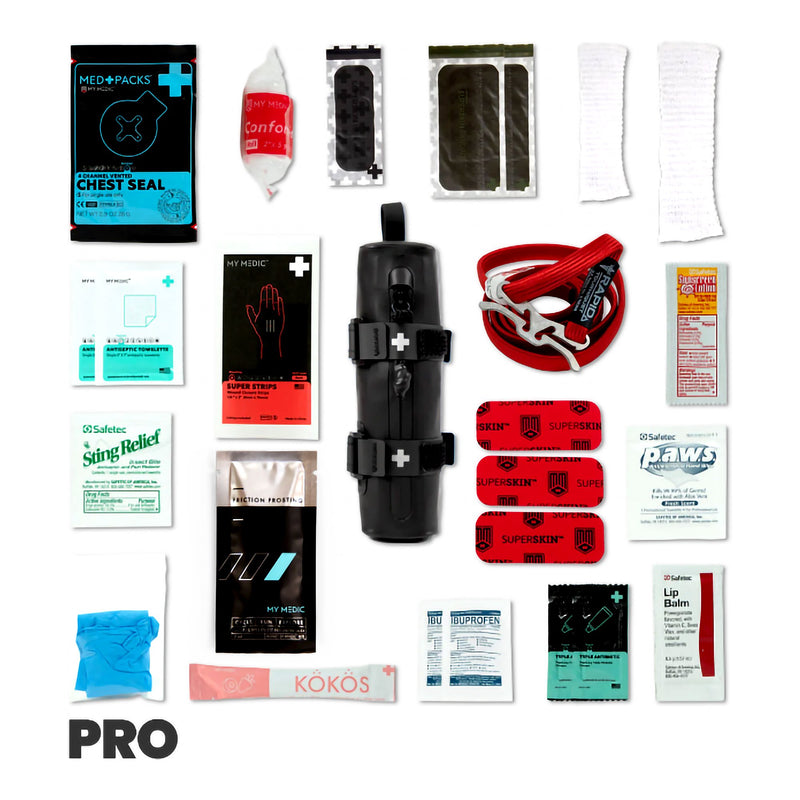 My Medic™ Cycle Medic Pro First Aid Kit Black Soft Bag (1234439_EA) 1/EA