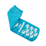 McKesson Terries™ Slipper Socks Unisex Adult Large Single Tread Single Patient Use Teal (334874_CS) 48/CS