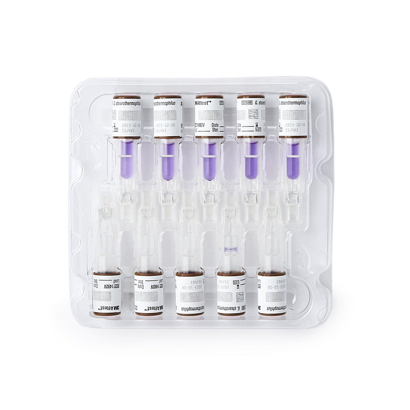 Attest™ Super Rapid Readout Sterilization Biological Indicator Vial Steam (852219_BX) 50/BX