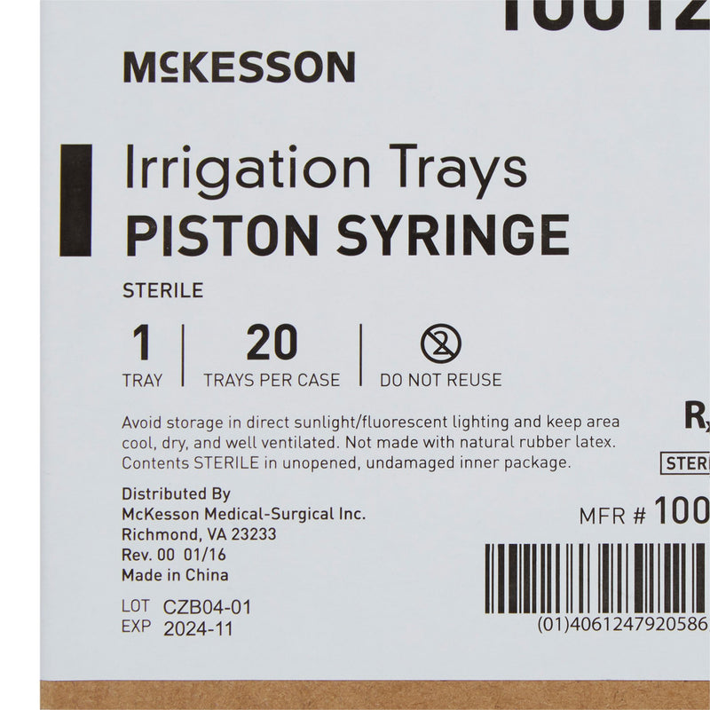McKesson Irrigation Tray McKesson (911705_CS) 20/CS