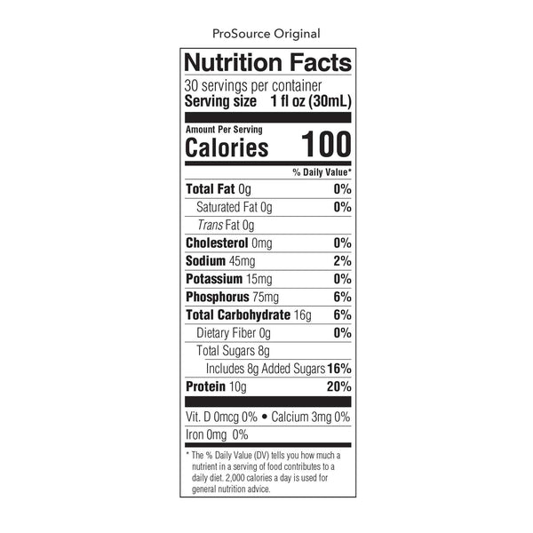 ProSource® Oral Supplement Neutral Flavor Liquid 30 oz. Bottle (677960_EA) 1/EA