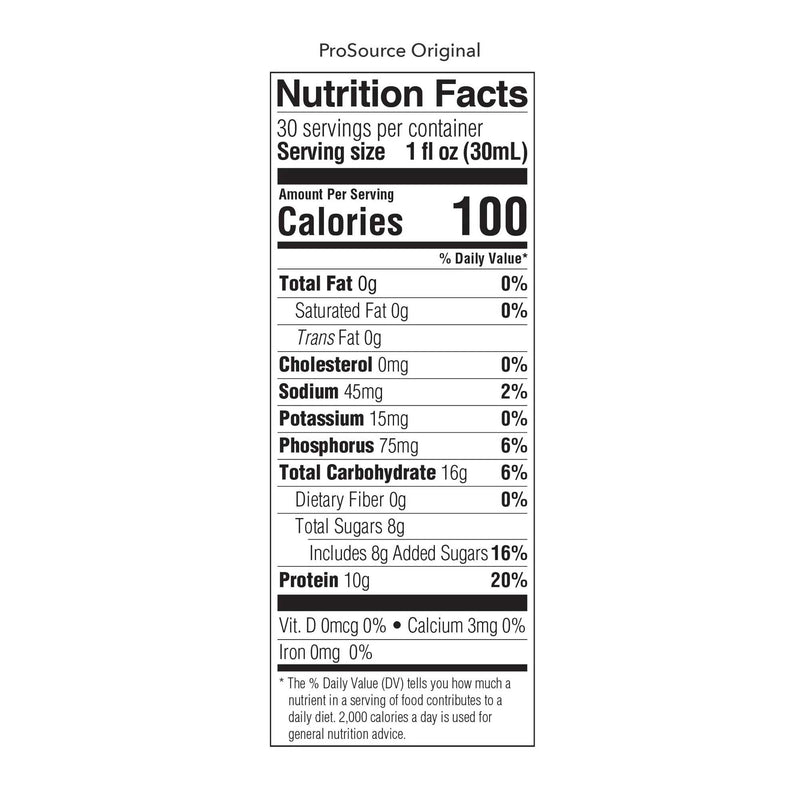ProSource® Oral Supplement Neutral Flavor Liquid 30 oz. Bottle (677960_EA) 1/EA