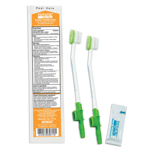 Toothette® Suction Toothbrush Kit NonSterile (463862_PK) 1/PK