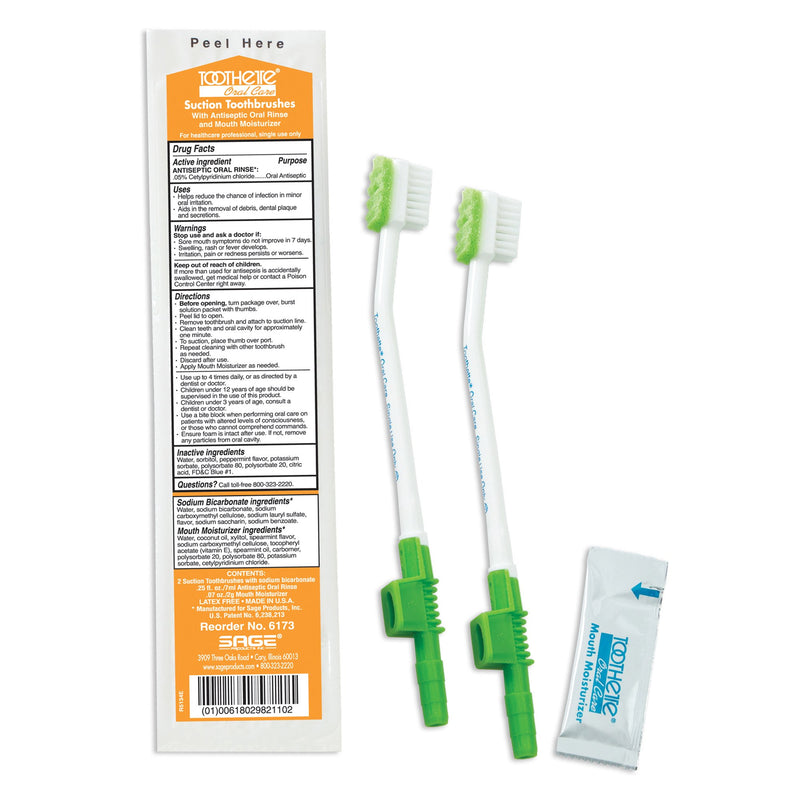 Toothette® Suction Toothbrush Kit NonSterile (463862_PK) 1/PK