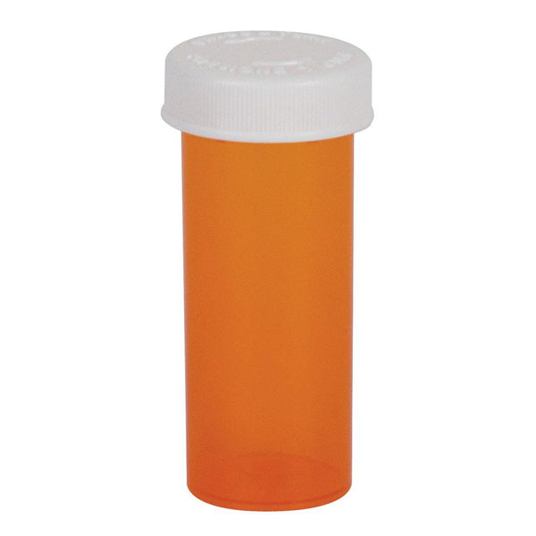 Ezydose® Push & Turn Prescription Vial 30 DRAM Amber (739959_CS) 125/CS