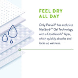 Prevail® Per-Fit 360°™ Unisex Adult Incontinence Brief Size 3 Disposable Heavy Absorbency (1227004_CS) 60/CS