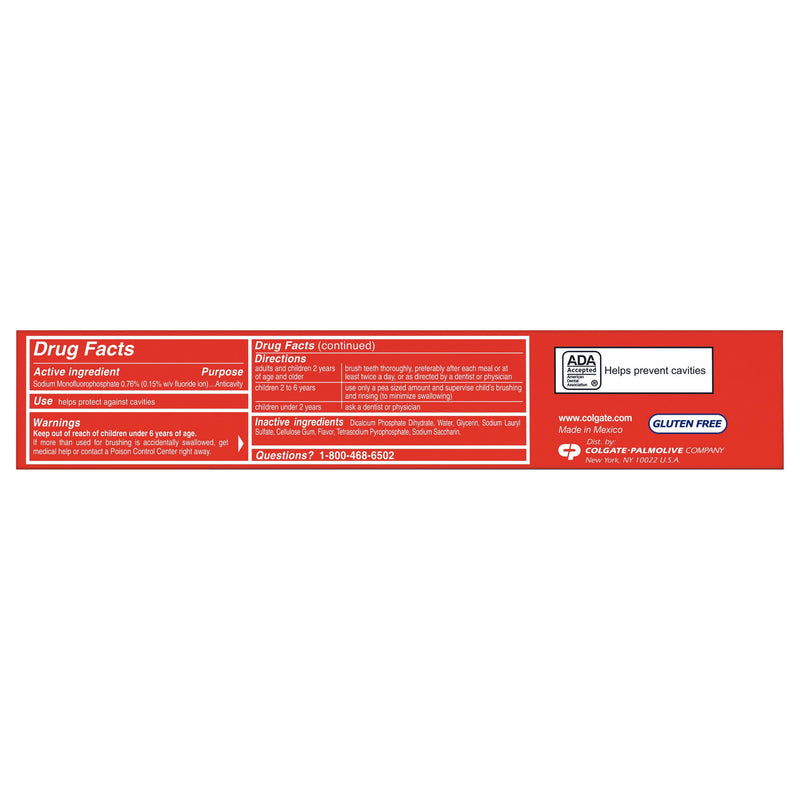 Colgate® Cavity Protection Toothpaste Regular Flavor 4 oz. Tube (1004082_EA) 1/EA