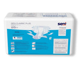 Seni® Classic Plus Unisex Adult Incontinence Brief Regular Disposable Moderate Absorbency (1163856_PK) 25/PK