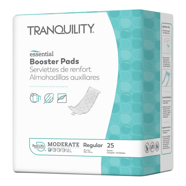 Tranquility® Essential Booster Pad 12 X 14 Inch Moderate Absorbency Super Absorbent Core Regular (1107871_CS) 200/CS