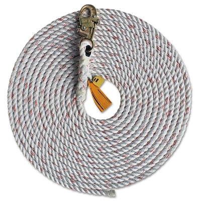 3M Lifelines, 3/4 in, Steel Snap Hook, Dropline with Snaphook (098-120 ...