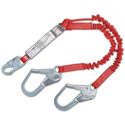 Capital Safety PRO Pack Elastic 100 Tie-Off Shock Absorbing Lanyards, 6 ft, Snap Hook, 310 lb (098-1342125) Each