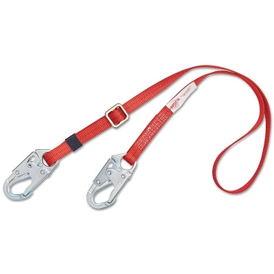 Capital Safety PRO Adjustable Web Positioning Lanyards, 6 ft, Self-Locking Snap Hook, 310 lb (098-1385301) Each