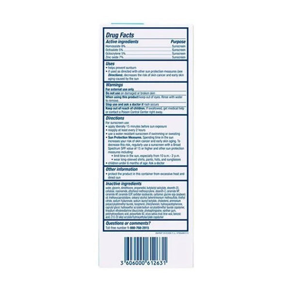CeraVe® AM Facial Moisturizer with Sunscreen 3 oz. Bottle Unscented Lotion (1253469_EA) 1/EA