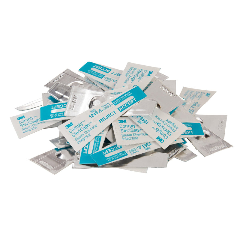 Attest™ Sterilization Chemical Integrator Strip Steam 2 Inch Length (134499_CS) 2/CS
