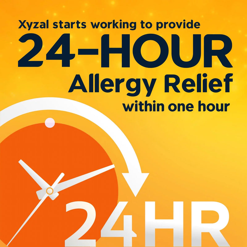 XYZAL® Allergy 24HR Allergy Relief 5 mg Strength Tablet 35 per Bottle (1230701_BT) 1/BT