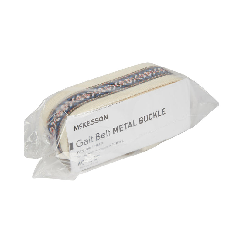 McKesson Gait Belt 60 Inch Length Fiesta Design Polyester (864669_CS) 48/CS