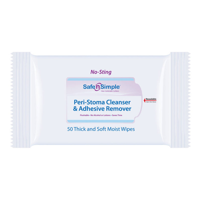 Safe n Simple™ Adhesive Remover Wipe 50 per Pack (704616_CS) 600/CS