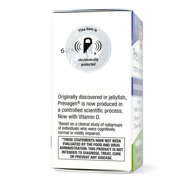 Prevagen® Brain Health Supplement Vitamin D / Apoaequorin 50 mcg - 10 mg Strength Capsule 30 per Bottle (1232014_BT) 1/BT
