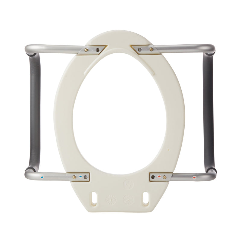 drive™ Premium Raised Toilet Seat with Arms 3-1/2 Inch Height Elongated 300 lbs. Weight Capacity (688939_EA) 1/EA