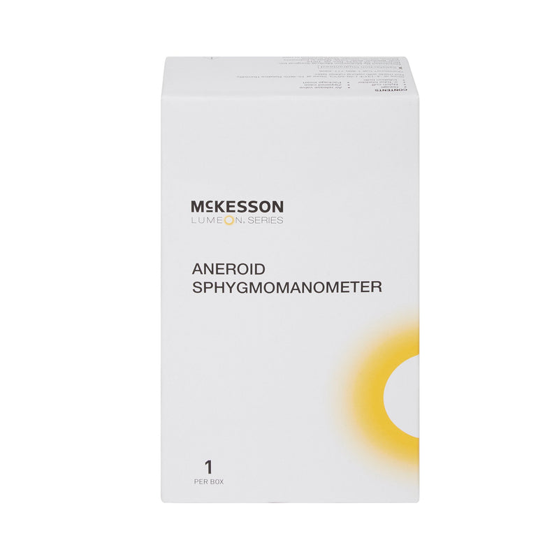 McKesson LUMEON™ Aneroid Sphygmomanometer Unit Adult Cuff Nylon Cuff 23 - 40 cm Pocket Aneroid (803186_CS) 20/CS