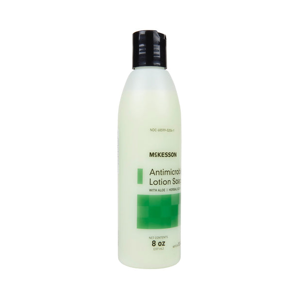 McKesson Antimicrobial Soap Lotion 8 oz. Bottle Herbal Scent (937906_EA) 1/EA