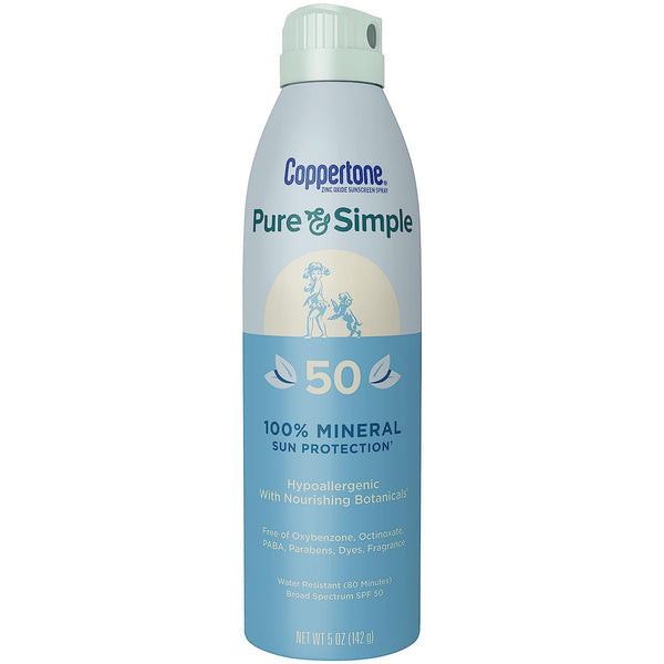 Coppertone® Pure and Simple Sunscreen SPF 50 Lotion 6 oz. Bottle (1231879_EA) 1/EA