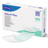 Zetuvit® Plus Super Absorbent Dressing Without Adhesive 4 X 8 Inch Rectangle (1161229_BX) 10/BX