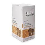 McKesson Perry® Surgical Glove Size 6 Sterile Latex Standard Cuff Length Smooth Brown Not Chemo Approved (1044728_BX) 50/BX