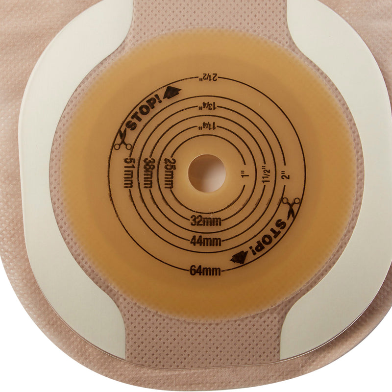 Premier™ Ostomy Pouch One-Piece System 12 Inch Length Flat, Trim to Fit Up to 2-1/2 Inch Stoma Drainable (726397_BX) 10/BX