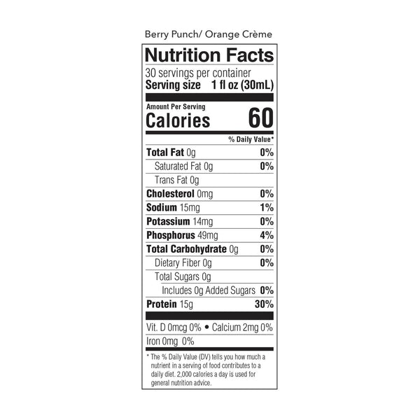 ProSource™ NoCarb Oral Supplement Orange Crème Flavor Liquid 32 oz. Bottle (740332_CS) 4/CS