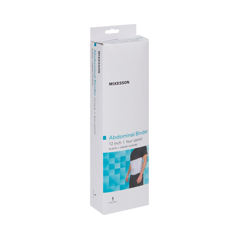 McKesson Abdominal Binder Large / X-Large Hook and Loop Closure 62 to 74 Inch Waist Circumference 12 Inch Height Adult (1159060_EA) 1/EA