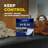 TENA® Men™ Maximum Bladder Control Pad 8 Inch Length Heavy Absorbency Dry-Fast Core™ One Size Fits Most (465704_BG) 20/BG