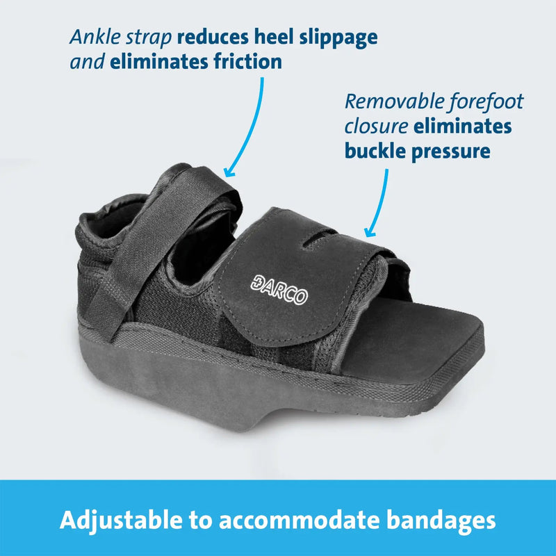Darco® OrthoWedge™ Post-Op Shoe X-Large Male Black (683890_EA) 1/EA