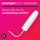 U by Kotex® Click® Tampon Super Plus Absorbency Plastic Applicator Individually Wrapped (1184200_PK) 16/PK