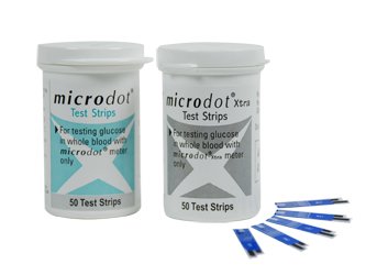 Microdot® Blood Glucose Test Strips 50 Strips per Pack (800737_BX) 50/BX