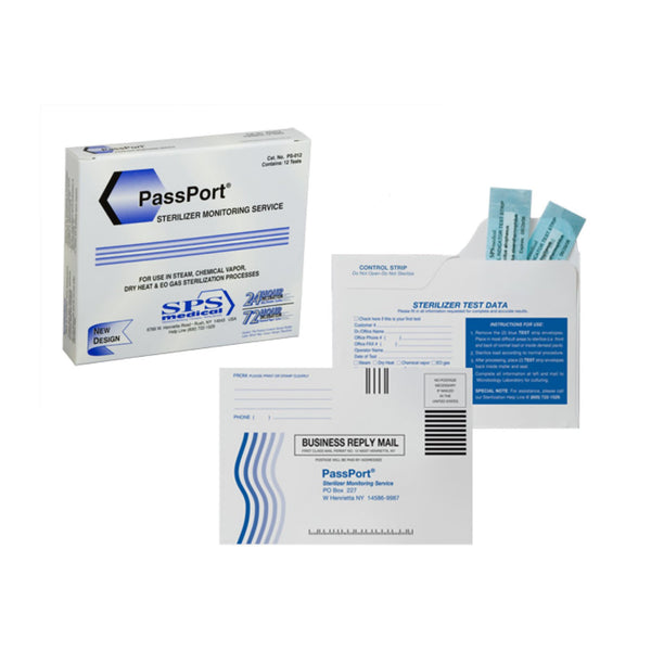 PassPort® Sterilizer Monitoring Service Passport Mailing System (632266_BX) 12/BX