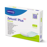 Zetuvit® Plus Silicone Super Absorbent Dressing Silicone Adhesive 8 X 10 Inch Rectangle (1181540_EA) 1/EA