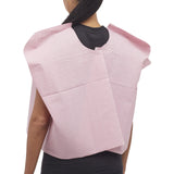 McKesson Exam Cape Mauve One Size Fits Most Front / Back Opening Without Closure Unisex Disposable (180609_CS) 100/CS