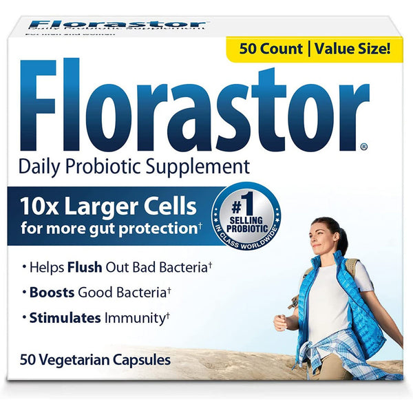 Florastor® Probiotic Dietary Supplement 50 per Bottle Capsule (582286_EA) 1/EA