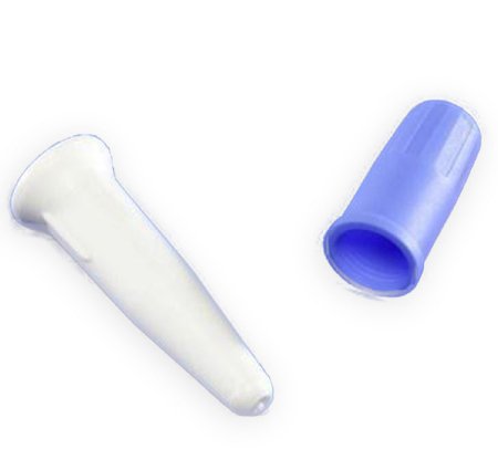 Curity™ Catheter Plug Sterile, White Plug, Blue Cap, Plastic (297350_EA) 1/EA