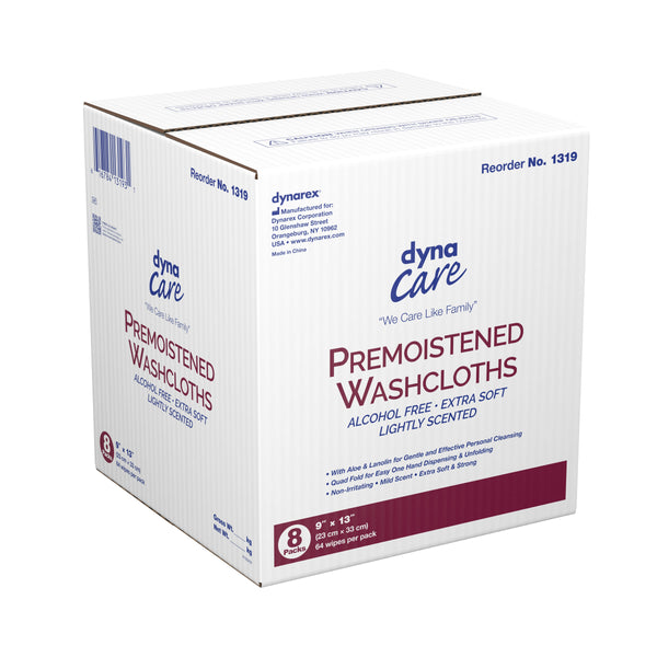 Dynarex® Personal Cleansing Wipe Soft Pack Unscented 64 Count (1014361_PK) 1/PK