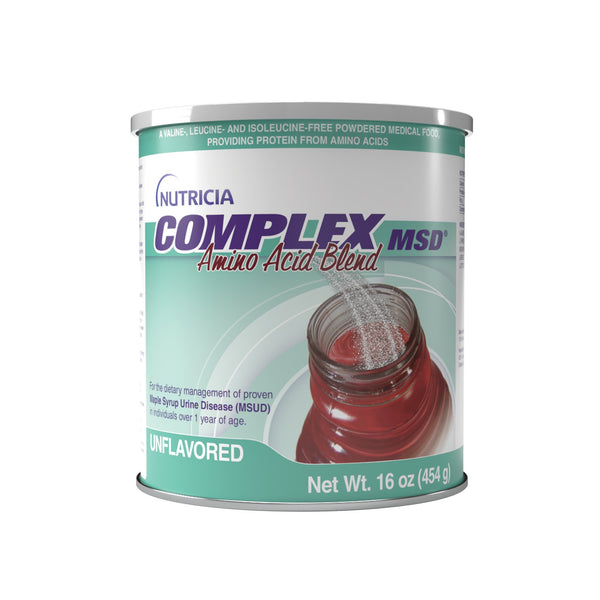 Complex MSD® Amino Acid Blend Oral Supplement Unflavored Powder 16 oz. / 454 Gram Canister (1262884_EA) 1/EA