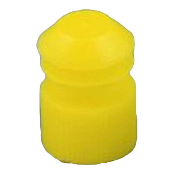 McKesson Tube Closure Polyethylene Flanged Plug Cap Yellow 13 mm For Use with 13 mm Blood Drawing Tubes, Glass Test Tubes, Plastic Culture Tubes NonSterile (1175285_BG) 1000/BG